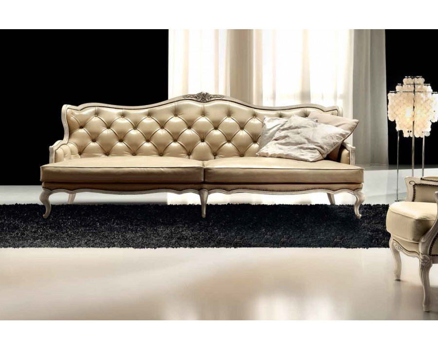 Formerin Avalon Sofa 245 cm Quoted in Leather - Beige