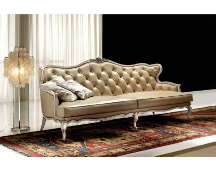 Formerin Avalon Sofa 245 cm Quoted in Leather - Beige