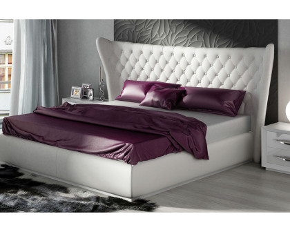 Franco Miami King Size Bed - White