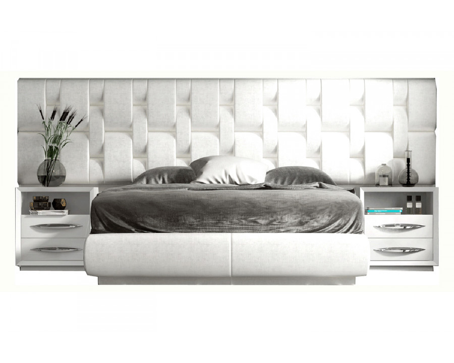 Franco Emporio Queen Size Bed - White