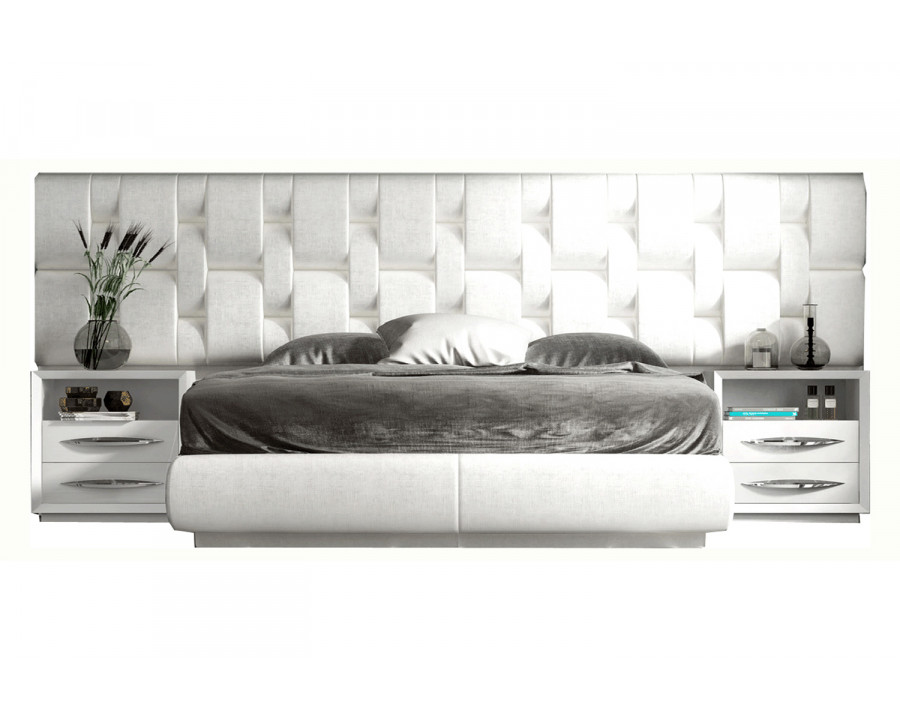 Franco Emporio King Size Bed - White