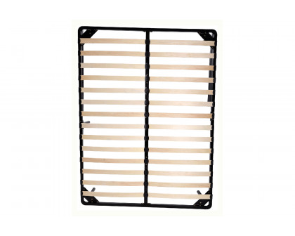 Franco - Generic Wooden Slats Frame Folded With Adjustable Legs