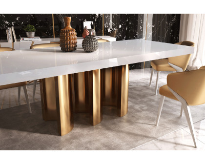 Franco Oro Table Without Extension - Black/Gold