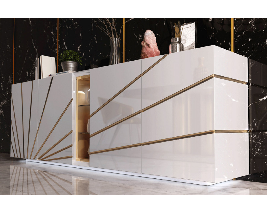 Franco Oro Buffet - White/Gold