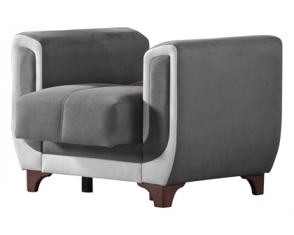 Furnia Berre Armchair - Gray, Fabric