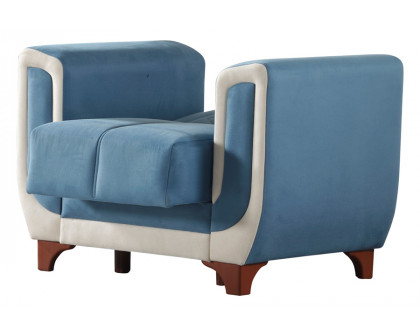 Furnia Berre Armchair - Blue, Fabric