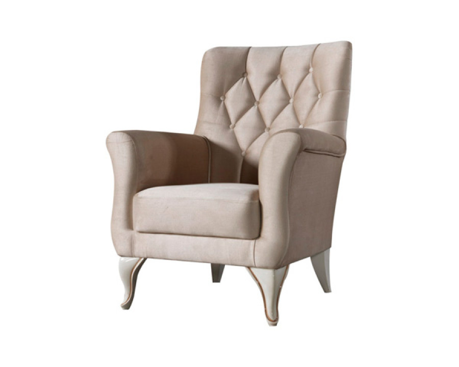 Furnia - Asos Armchair in Beige, Fabric