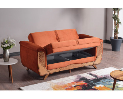 Furnia - Alyans Convertible Sleeper Loveseat