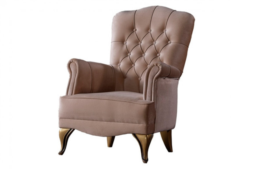 Furnia™ Karizma Armchair - Beige, Fabric