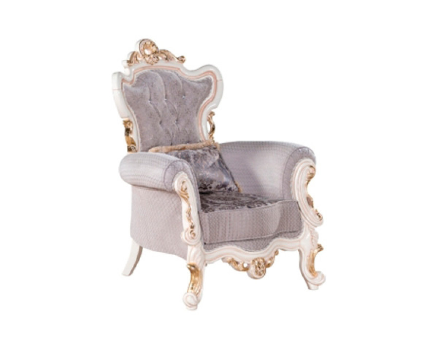 Furnia - Kelebek Armchair in Cream, Fabric