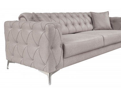 Furnia Joza Convertible Sleeper Sofa - Gray, Fabric