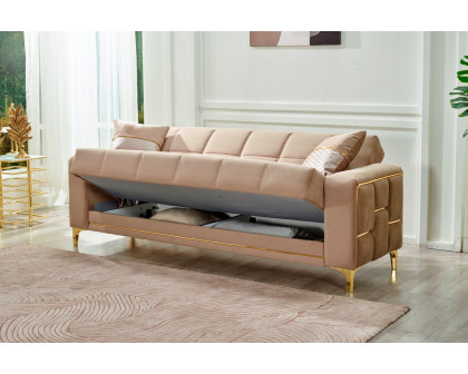 Furnia Alice Convertible Sofa - Beige, Fabric