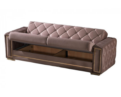 Furnia Bolivya Convertible Sleeper Sofa - Vizon, Fabric