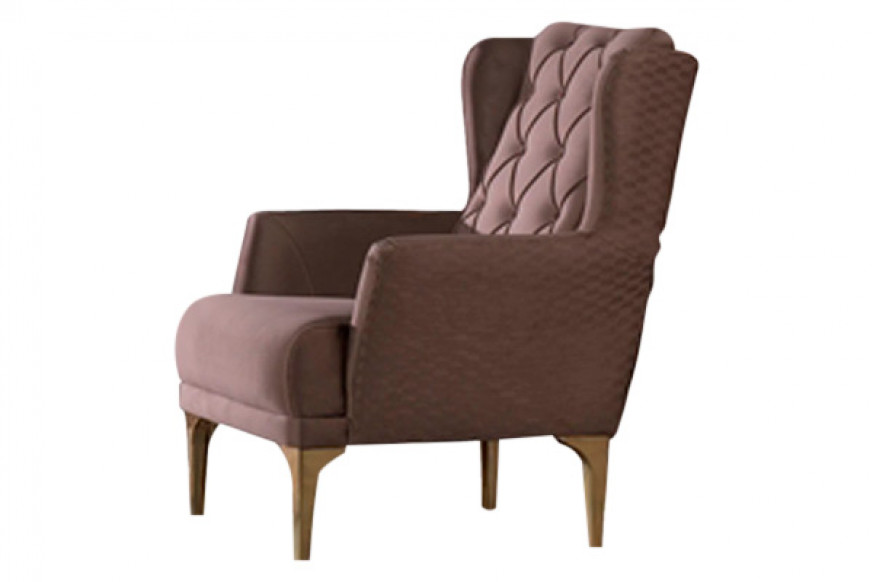 Furnia™ Bolivya Armchair - Vizon, Fabric