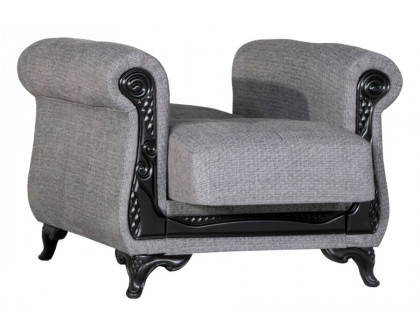 Furnia™ Breda Armchair - Gray, Fabric