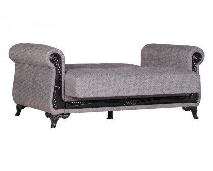 Furnia Breda Convertible Loveseat - Gray, Fabric