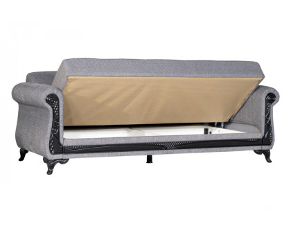 Furnia Breda Convertible Sofa - Gray, Fabric