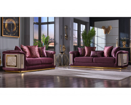 Furnia - Elegance Stationary Loveseat