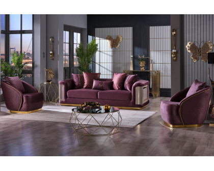 Furnia Elegance Armchair - Fuscia, Fabric