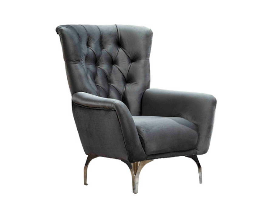 Furnia - Gucci Armchair in Gray, Fabric