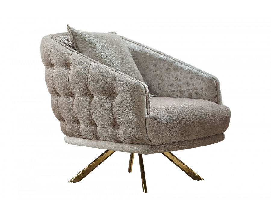 Furnia Laguna Armchair - Cream, Fabric