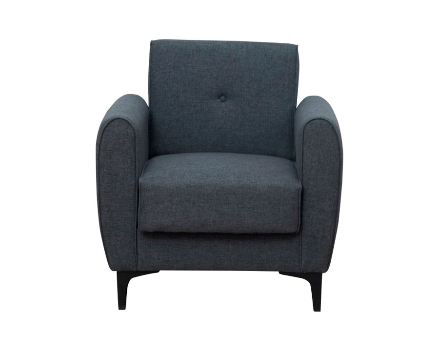 Furnia - Leo Armchair in Gray, Fabric