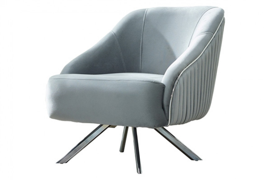 Furnia™ Lucas Armchair - Light Gray, Fabric