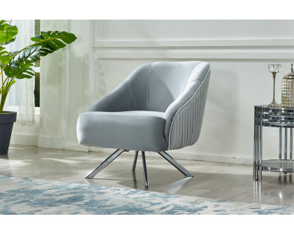 Furnia™ Lucas Armchair - Light Gray, Fabric