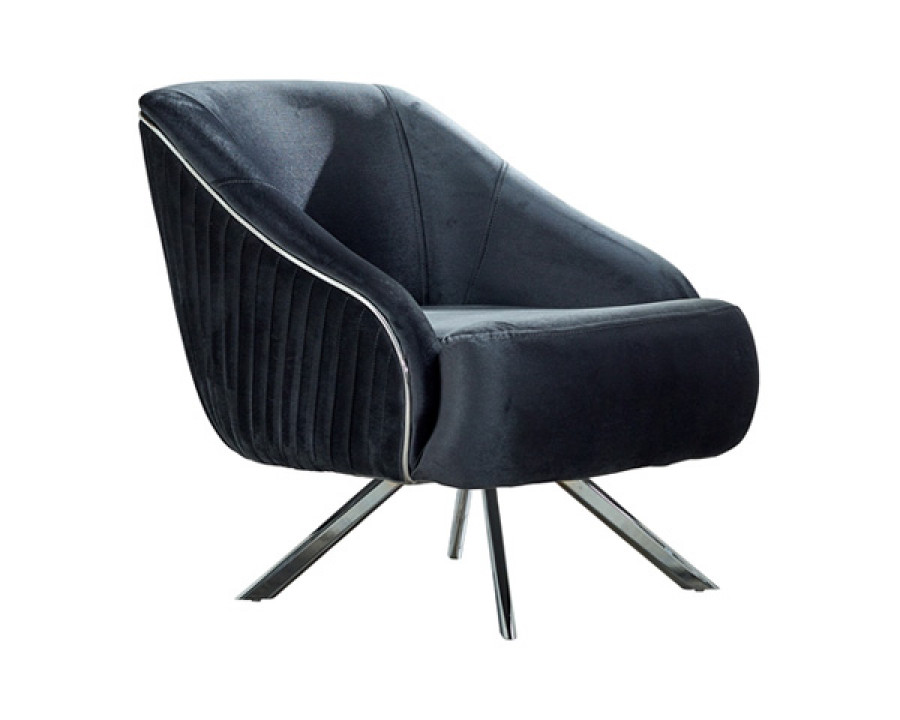 Furnia Lucas Armchair - Dark Gray, Fabric