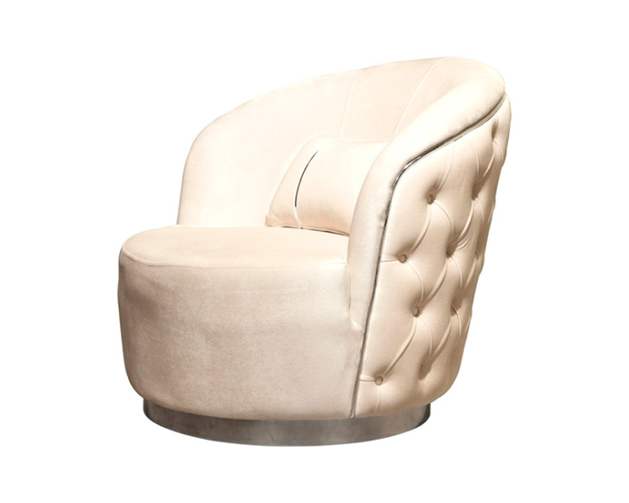 Furnia - Nova Armchair in Cream, Fabric