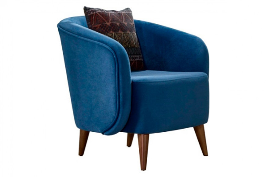 Furnia™ Odesa Armchair - Blue, Fabric