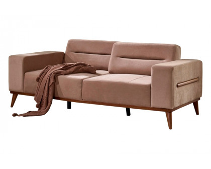 Furnia - Odesa Convertible Sleeper Sofa in Brown, Fabric