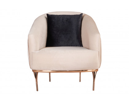 Furnia Pandora Armchair - Cream, Fabric