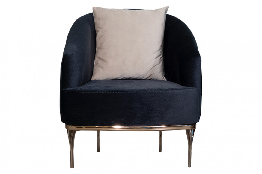 Furnia™ Pandora Armchair - Anthracite, Fabric