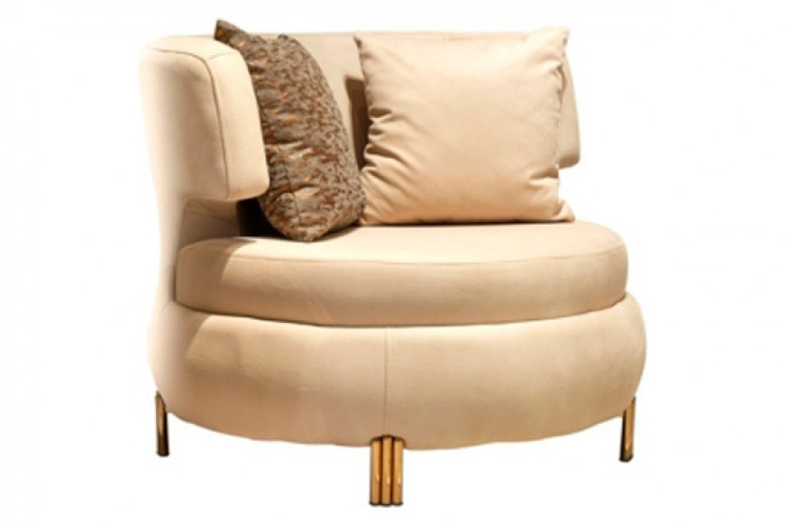 Furnia™ Paris Armchair - Cream, Fabric