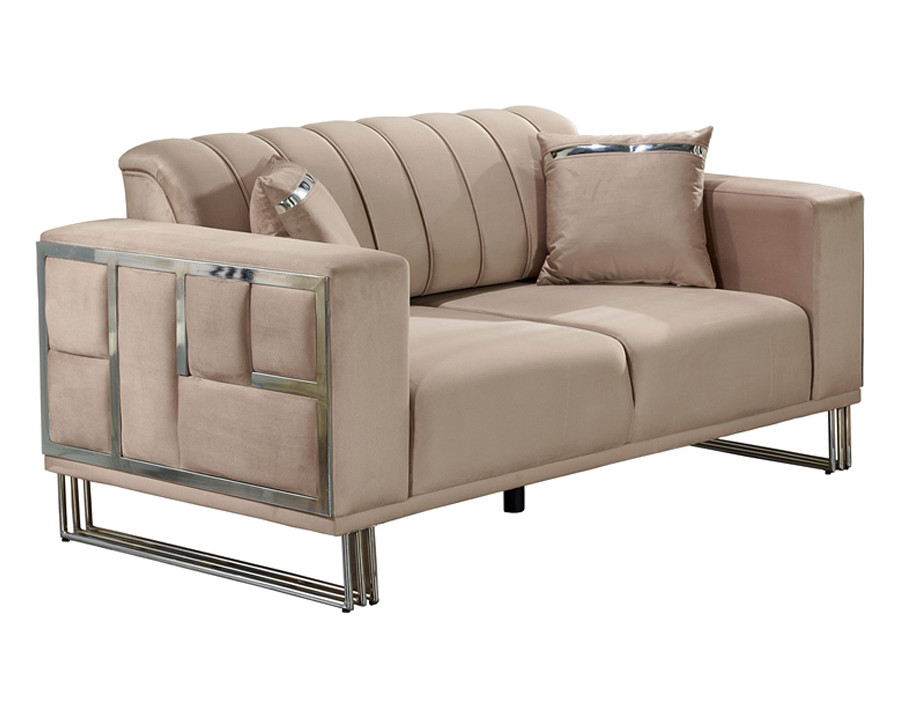 Furnia - Puzzle Convertible Sleeper Loveseat