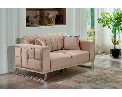 Furnia - Puzzle Convertible Sleeper Loveseat