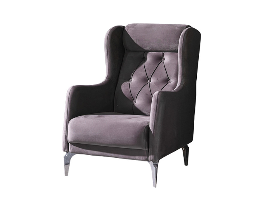 Furnia Riva Armchair - Light Gray, Fabric