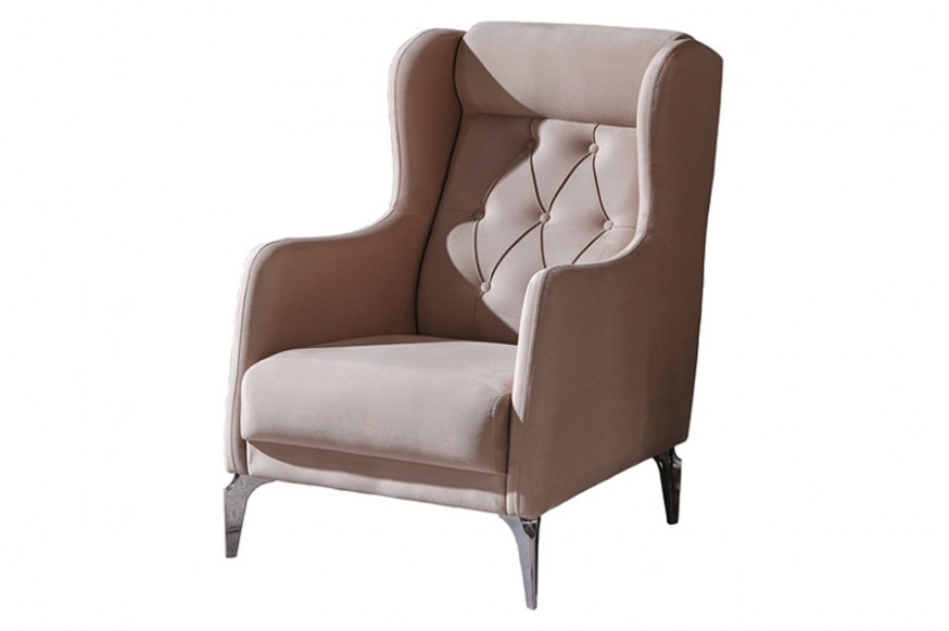 Furnia™ Riva Armchair - Cream, Fabric