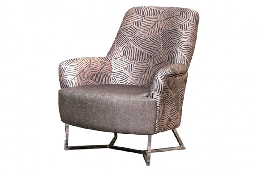 Furnia™ Roma Armchair - Gray, Fabric