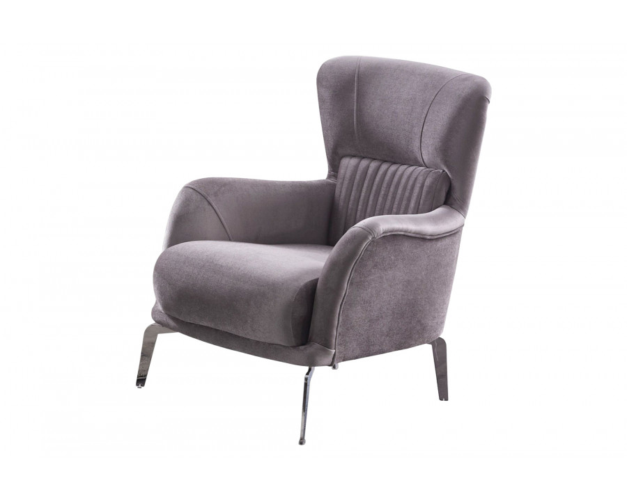 Furnia Royal Armchair - Light Gray, Fabric