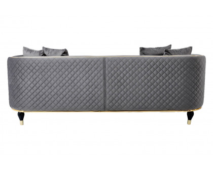 Furnia Toronto Stationary Sofa - Gray, Fabric