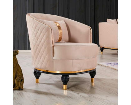 Furnia™ Toronto Armchair - Cream, Fabric