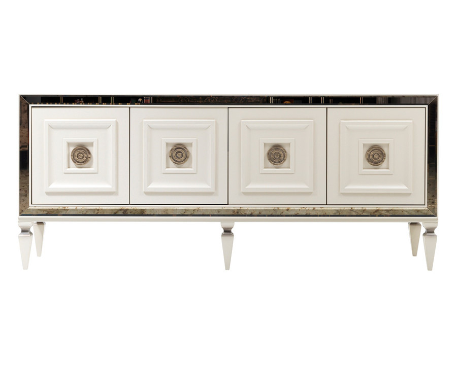 Furnia - Carmen Console with Mirror in Cream