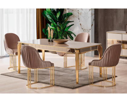 Furnia - Istanbul Dining Table in Cream