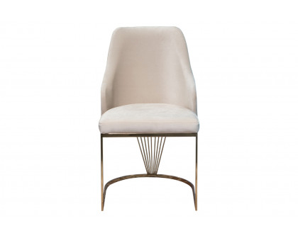 Furnia Pandora Dining Chair - Cream, Fabric