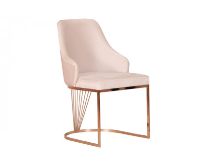 Furnia Pandora Dining Chair - Cream, Fabric