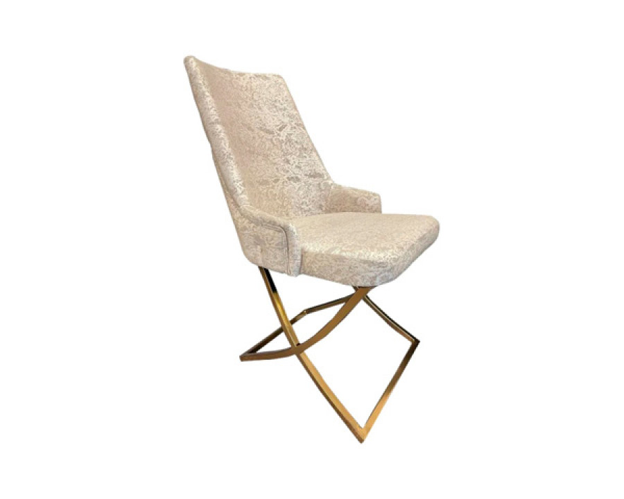 Furnia - Pier Dining Chair in Cream, Fabric