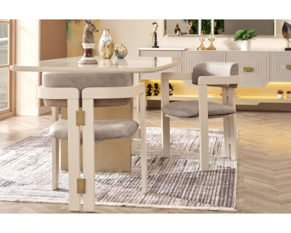 Furnia - Urla Dining Chair in Cream