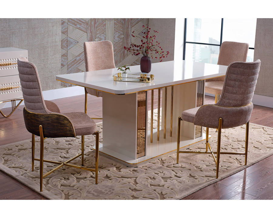 Furnia - Valence Dining Table in Cream